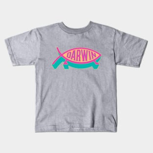 Darwin Fish Logo Kids T-Shirt